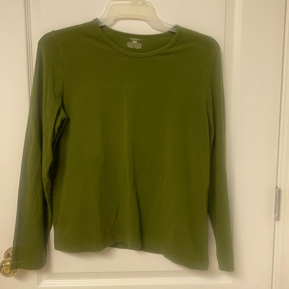 Jones New York green long sleeve shirt. Size XL